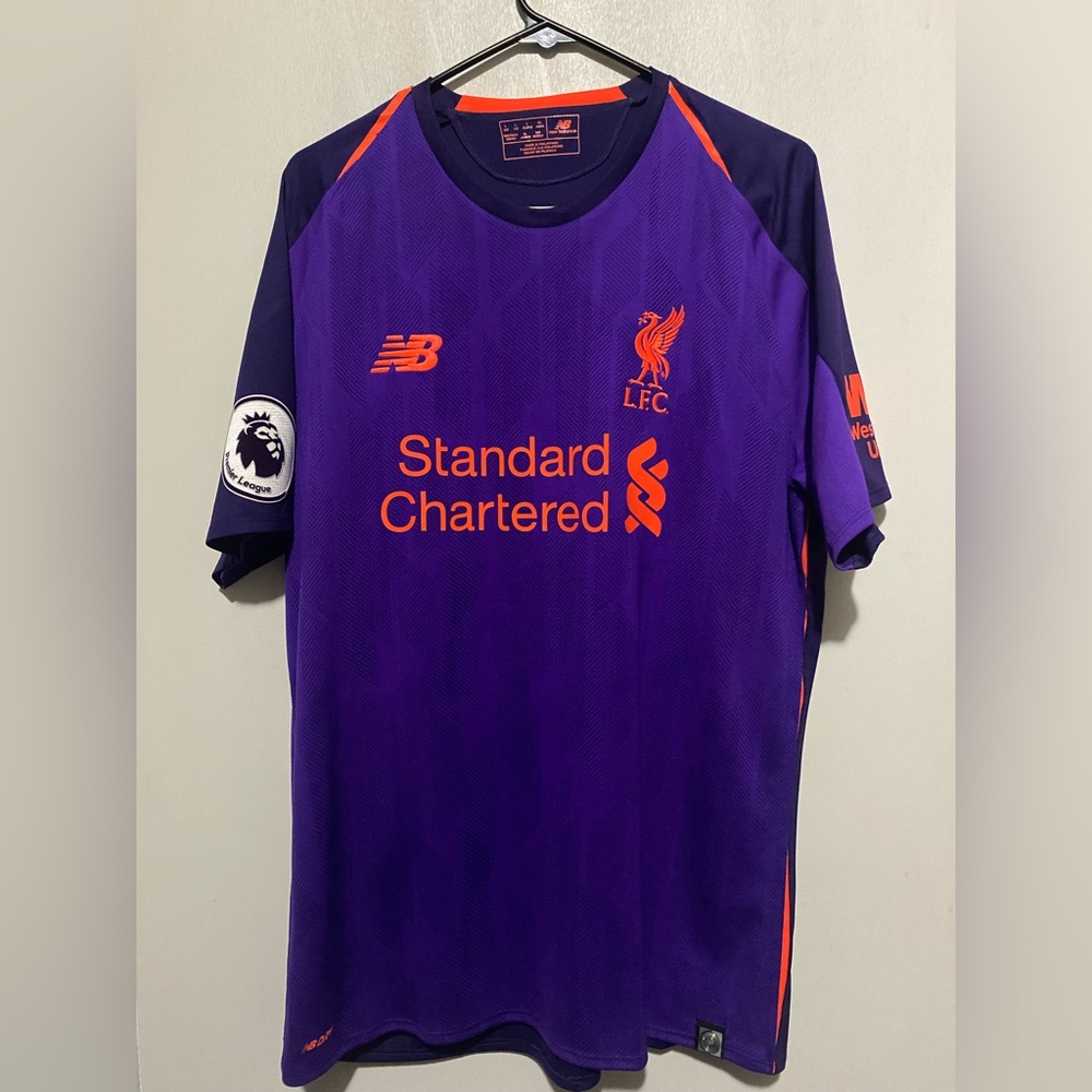 New Balance Football Soccer Liverpool FC 2018/19 Away Jersey Kit Men’s Large